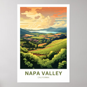 Poster de viagens Napa Valley California