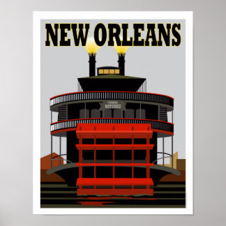 Poster de viagens New Orleans