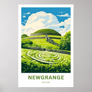 Poster de viagens Newgrange Irlanda