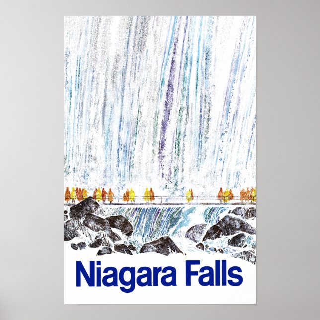 Poster de viagens Niagara Falls (Frente)