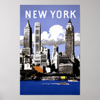 poster de viagens Nova Iorque
