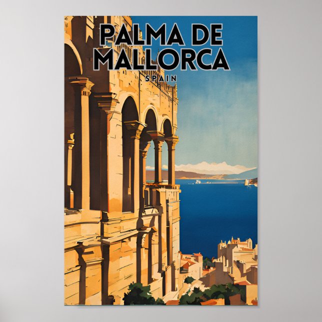 Poster de viagens Palma De Mallorca (Frente)