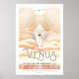 Poster de viagens Retroativo - Vênus