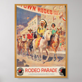 Poster de viagens Rodeo
