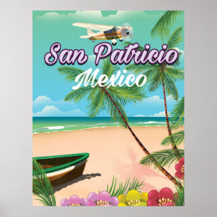 poster de viagens San Patricio México