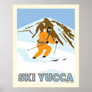 Poster de viagens Ski Yucca