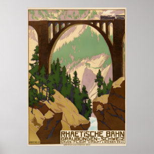 Poster de viagens suiça