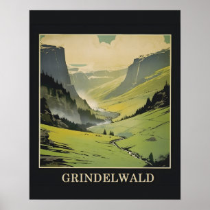 Poster de viagens Suiça Grindelwald