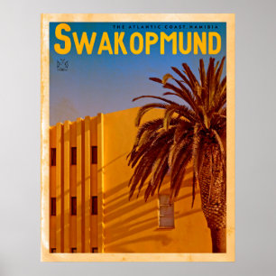 Poster de viagens Swakopmund Vintage