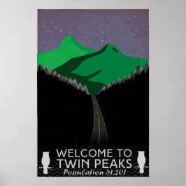 Poster de viagens Twin Peaks