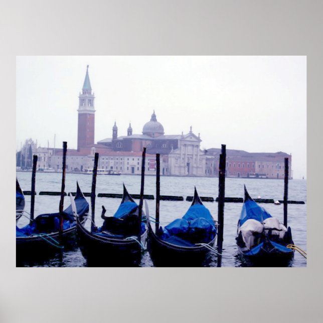 Poster de viagens Veneza Itália (Frente)
