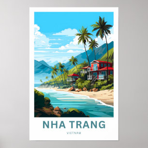 Poster de viagens Vietnã Nha Trang