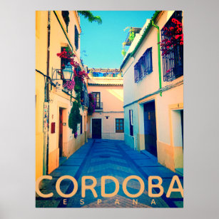 Poster de viagens Vintage Cordoba Espana