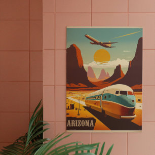 Poster de Viagens vintage de arizona