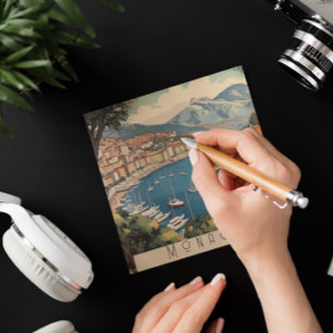 Poster de viagens vintage de com vista para o port