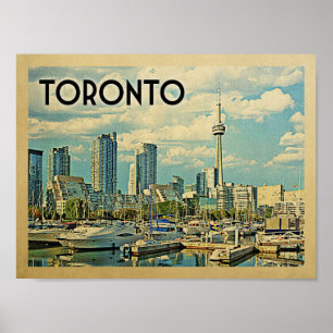 Poster de Viagens vintage do Toronto