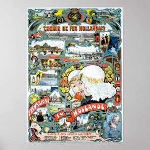 Poster de viagens Vintage Holland