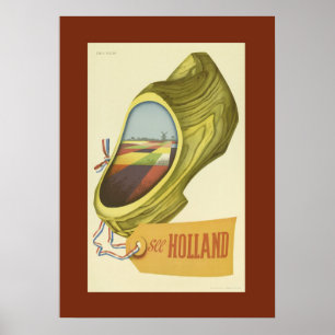Poster de viagens Vintage Holland