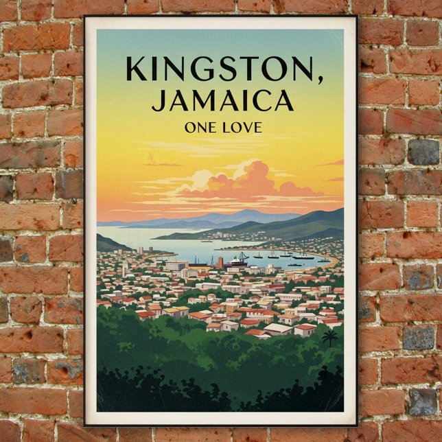 poster de viagens Vintage Jamaica dos anos 60 (Criador carregado)