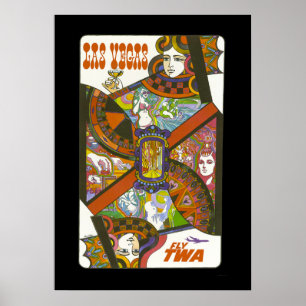 Poster de viagens Vintage Las Vegas
