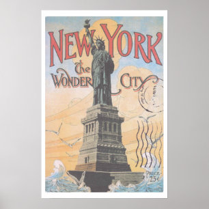 Poster de viagens Vintage Nova York
