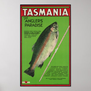 Poster de viagens Vintage Tasmania