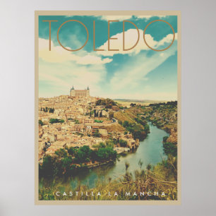 Poster de viagens Vintage Toledo