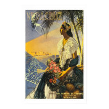 poster de Viagens vintage "Vera Cruz"