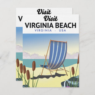 Poster de viagens Virginia Beach Virginia USA