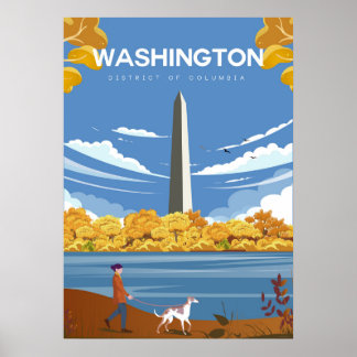 Poster de viagens Washington Dc