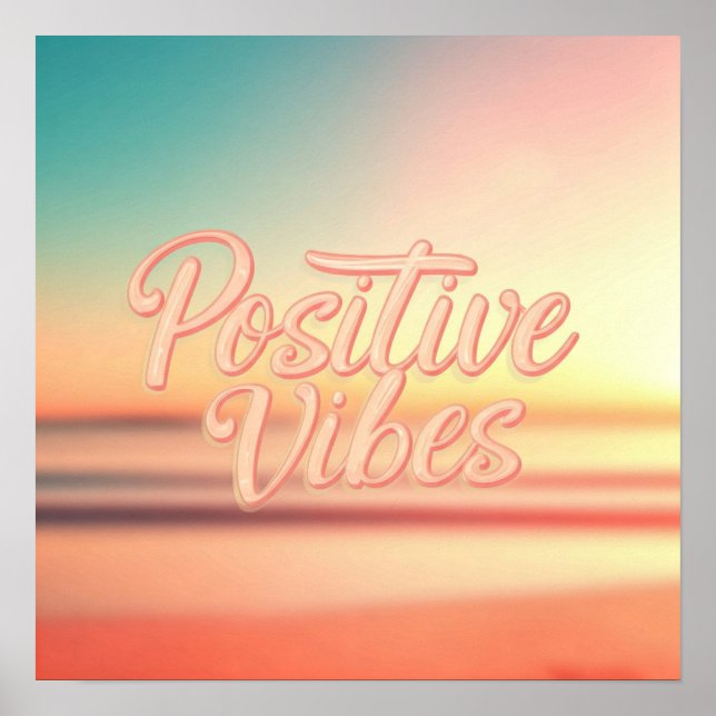 Poster de Vibes Positivos (Frente)