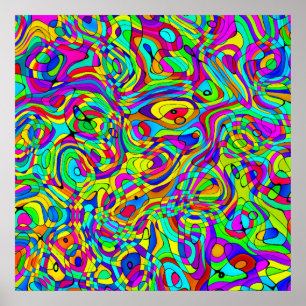 poster de vidro colorido 2010