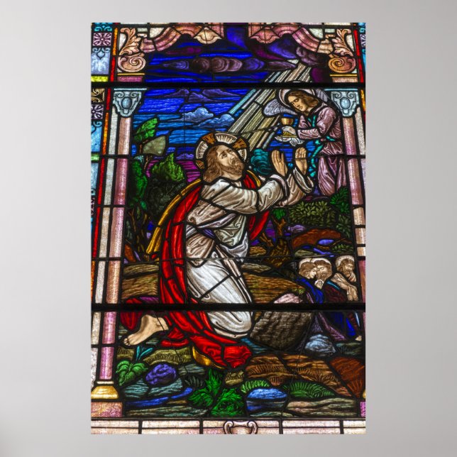 Poster de vidro retido (Frente)