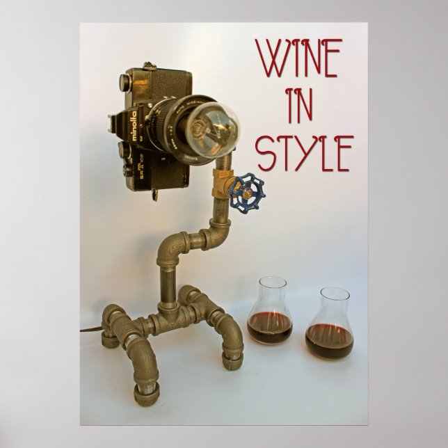 Poster De Vinho De Estilo! (Frente)