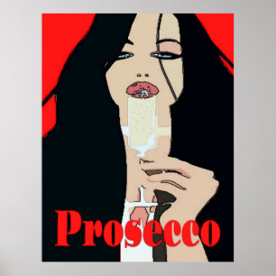 Poster de Vinho de Estilo Moderno, Prosecco