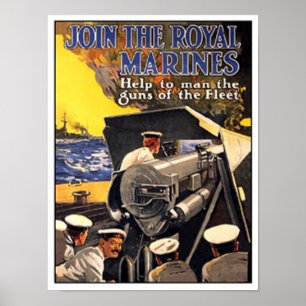 Poster de Vintage Royal Marines
