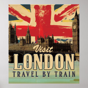 poster de Vintage Visit London