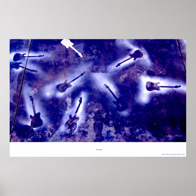 Poster de Violão Céu (Frente)