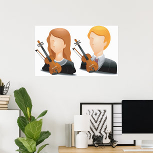 Poster de Violinistas Invisíveis