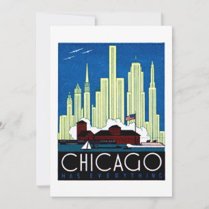 poster de Visita de Chicago de 1930