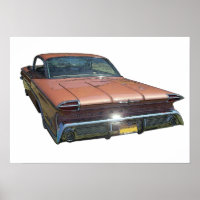 poster de Vista Traseira do Oldsmobile 60
