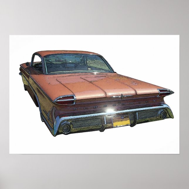 poster de Vista Traseira do Oldsmobile 60 (Frente)