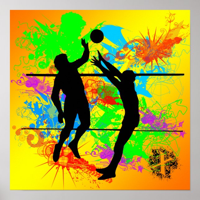 Poster de voleibol (Frente)