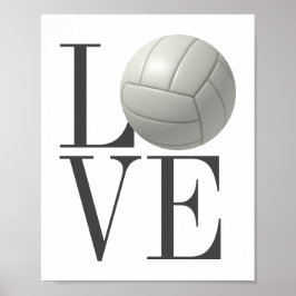 POSTER de Voleibol LOVE