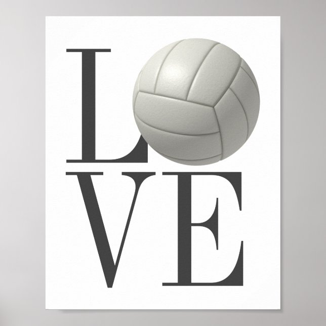 POSTER de Voleibol LOVE (Frente)