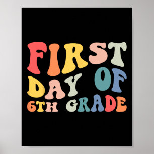Poster De Volta à Escola 6º Ano 6º Ano Professor Groovy
