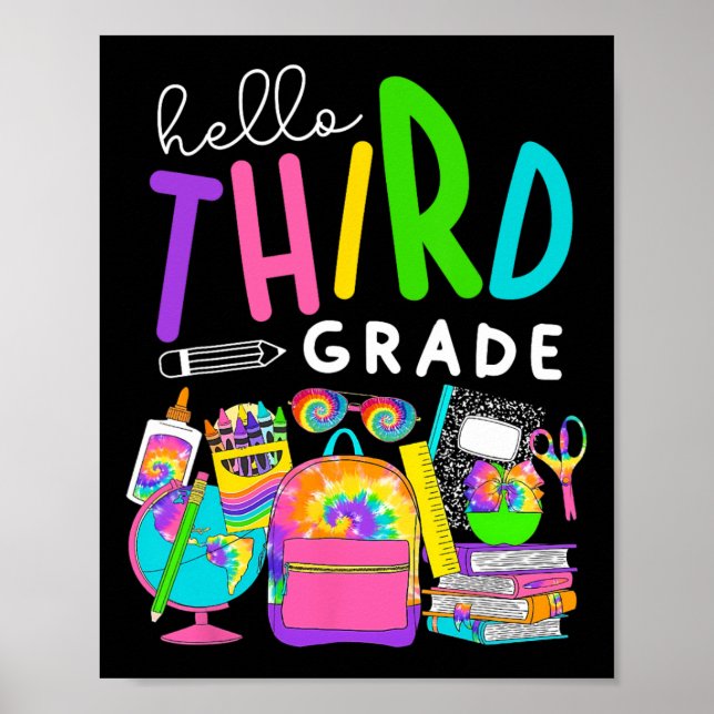 Poster De Volta À Escola Alô Terceiro Grau Para Crianças  (Frente)