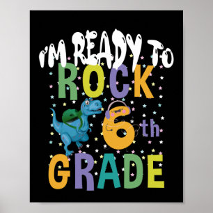 Poster De Volta à Escola Estou Pronto Para Balançar 6º An