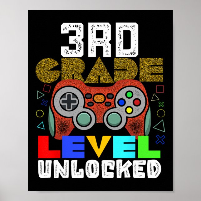 Poster De Volta à Escola Gamer da 3ª Série  (Frente)