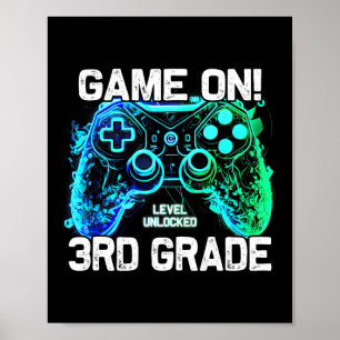 Poster De Volta à Escola Meninos de 3ª Série Jogador de J